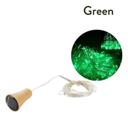 image-Solar Powered 10LED 20LED Wine Bottle Lights Cork Shape Fairy Lights Garland Christmas Light Copper Wire Home Room Decor Lamp