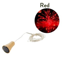 image-Solar Powered 10LED 20LED Wine Bottle Lights Cork Shape Fairy Lights Garland Christmas Light Copper Wire Home Room Decor Lamp