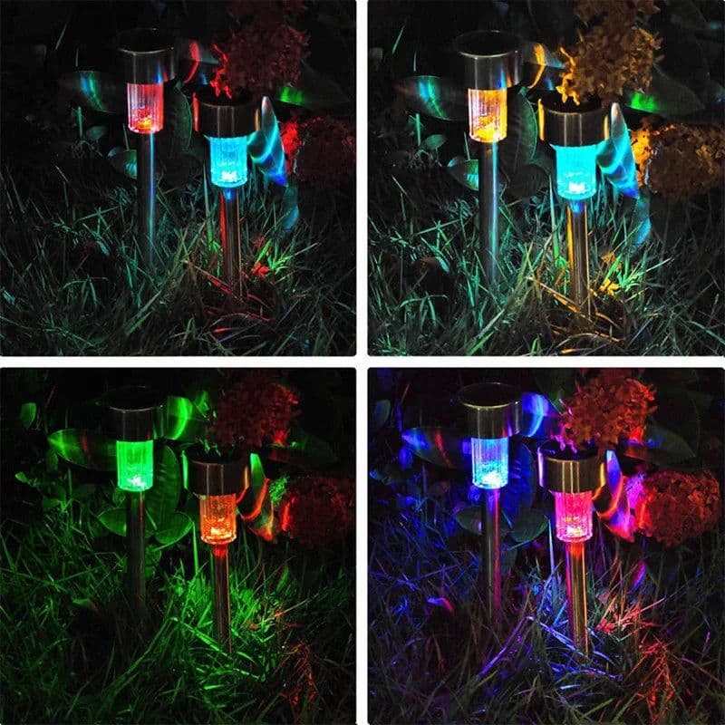 image-Solar Light Garden Decoration Tools Outdoor Solar Powered Lamp Waterproof Landscape Lighting for Pathway Patio Yard Lawn