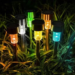 image-Solar Light Garden Decoration Tools Outdoor Solar Powered Lamp Waterproof Landscape Lighting for Pathway Patio Yard Lawn