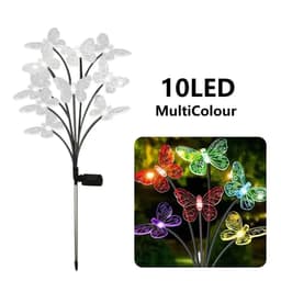 image-Solar Outdoor LED Lights Outdoor Waterproof Garden Landscape Lawn Light Butterfly Lights Lamp LED Home Decor Lamp 6/8/10heads 조명