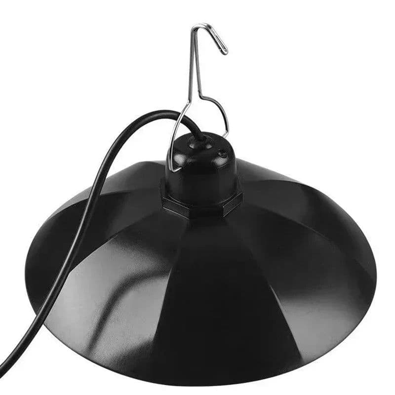 image-Solar Panel Chandelier Led Solar Pendant Light Powered Lamp White/Warm light with Remote Control Camping Outdoor Garden