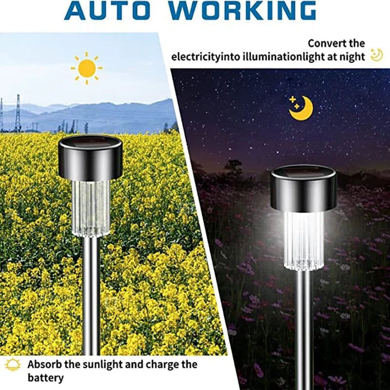 image-Solar Outdoor Lights Garden Lamp Solar Powered Waterproof Landscape Path Outdoor for Yard Backyard Lawn Patio Decorative