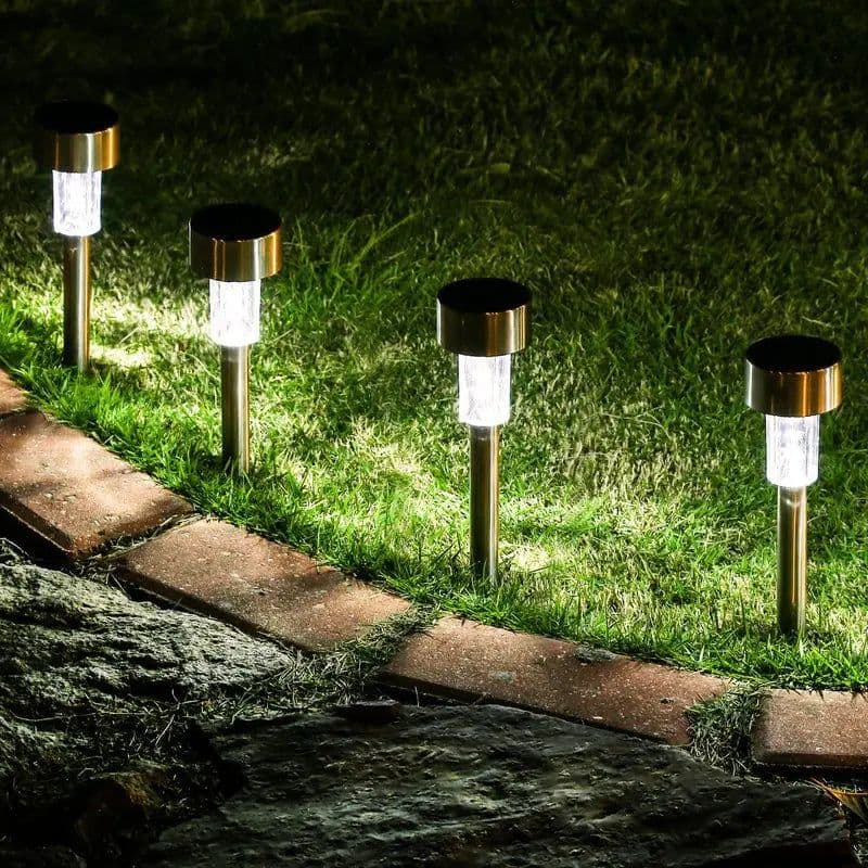 image-Solar Outdoor Lights Garden Lamp Solar Powered Waterproof Landscape Path Outdoor for Yard Backyard Lawn Patio Decorative