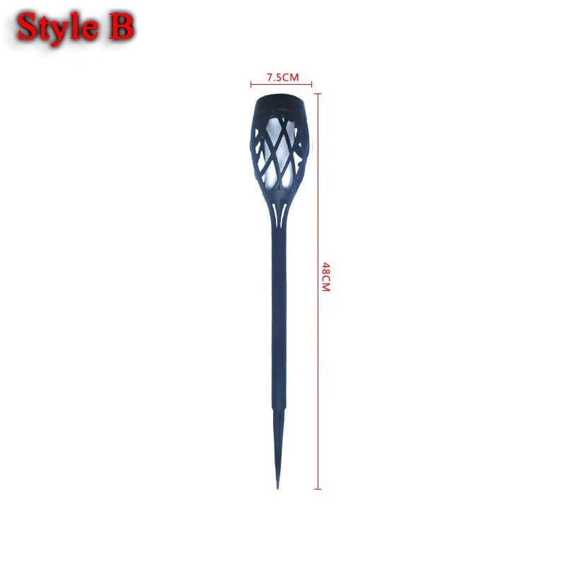 image-New Water Proof Solar Led Flame Lamp Torch Lamp Outdoor Decorative Landscape Lamp Courtyard Garden Decorative Landscape Lamp Hot