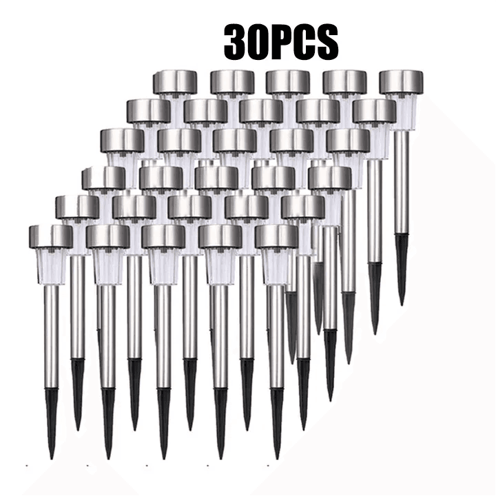 image-30Pack Solar Outdoor Lights Garden Lamp Solar Powered Waterproof Landscape Path Outdoor for Yard Backyard Lawn Patio Decorative