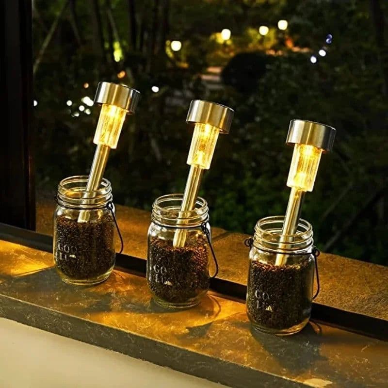 image-30Pack Solar Outdoor Lights Garden Lamp Solar Powered Waterproof Landscape Path Outdoor for Yard Backyard Lawn Patio Decorative