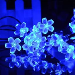 image-Solar LED String Lights Outdoor Garden Christmas Decor