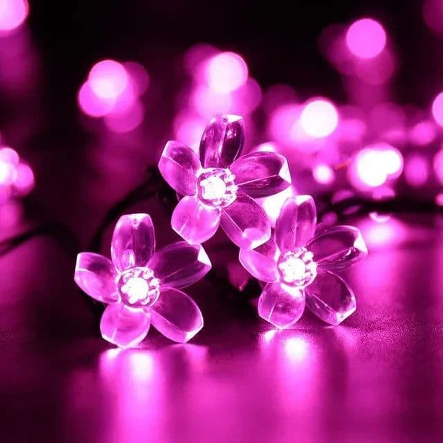 image-Solar LED String Lights Outdoor Garden Christmas Decor