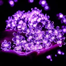 image-Solar LED String Lights Outdoor Garden Christmas Decor
