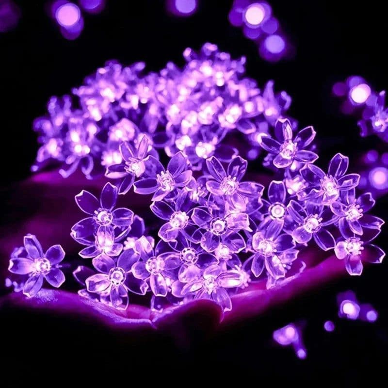 image-Solar LED String Lights Outdoor Garden Christmas Decor