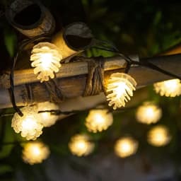 image-Solar LED String Lights Outdoor Garden Christmas Decor