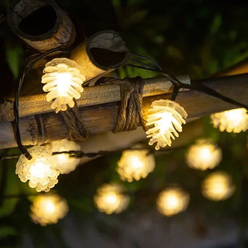 image-Solar LED String Lights Outdoor Garden Christmas Decor