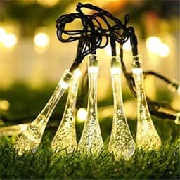 image-Solar LED String Lights Outdoor Garden Christmas Decor