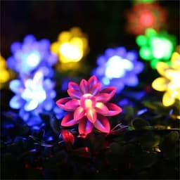 image-Solar LED String Lights Outdoor Garden Christmas Decor