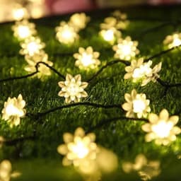 image-Solar LED String Lights Outdoor Garden Christmas Decor