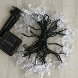 image-Solar LED String Lights Outdoor Garden Christmas Decor