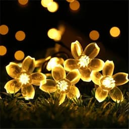 image-Solar LED String Lights Outdoor Garden Christmas Decor