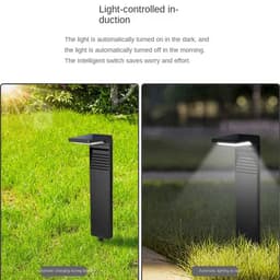 image-LED Solar Landscape Lights Outdoor Waterproof Solar Garden Light Pathway Light Induction Spotlight for Yard Backyard Lawn Lamp