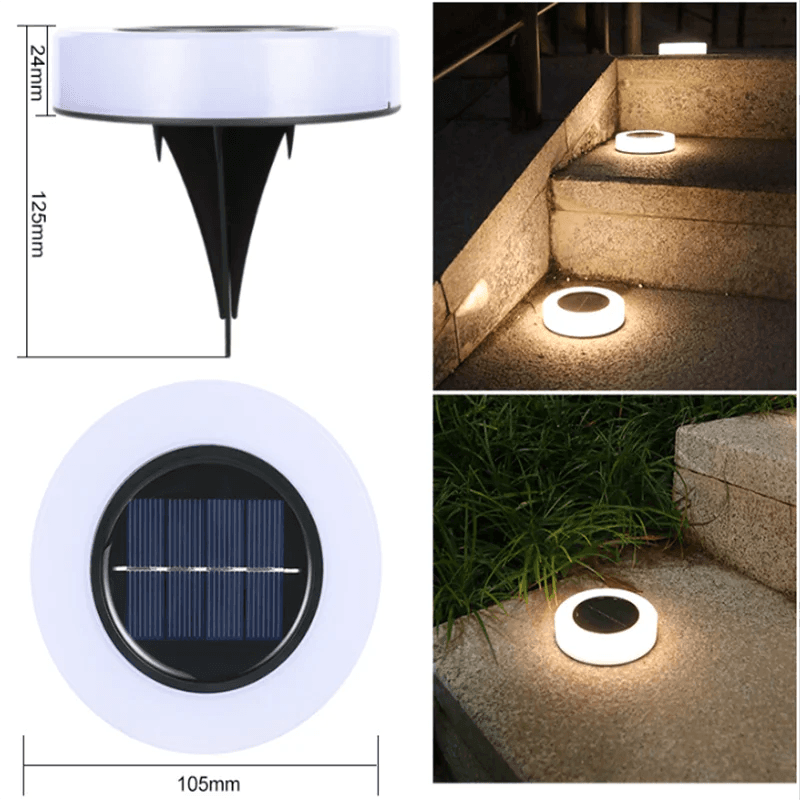 image-LED Solar Garden Light Outdoor Waterproof Garden Decoration Dog Cat Animal Paw Print Lights Path Lawn Lamp String Paths Light