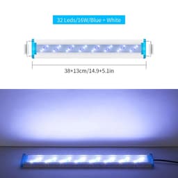 image-LED Aquarium Lighting Aquatic Plant Light 18-58CM Extensible Waterproof Clip for Fish Tank Color Lights