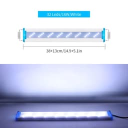 image-LED Aquarium Lighting Aquatic Plant Light 18-58CM Extensible Waterproof Clip for Fish Tank Color Lights