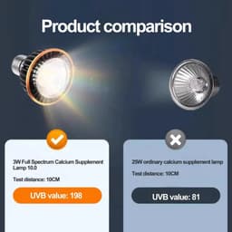 image-Heat Lamp for Turtles Adjustable 360-degree Rotatable Heat Uv Lamp Dimmable Basking Light for Turtles Lizards Snakes 5-position