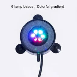 image-LED Aquarium Air Bubble Light Waterproof Fish Tank Light Colorful Changing Light for Aquarium Diving Lamp Fish Tank Decor Lamp