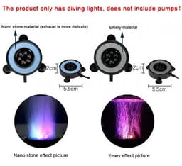 image-LED Aquarium Air Bubble Light Waterproof Fish Tank Light Colorful Changing Light for Aquarium Diving Lamp Fish Tank Decor Lamp