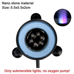 image-LED Aquarium Air Bubble Light Waterproof Fish Tank Light Colorful Changing Light for Aquarium Diving Lamp Fish Tank Decor Lamp