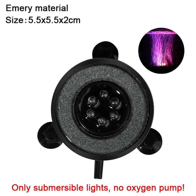 image-LED Aquarium Air Bubble Light Waterproof Fish Tank Light Colorful Changing Light for Aquarium Diving Lamp Fish Tank Decor Lamp