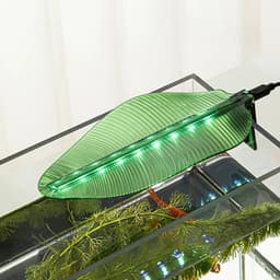 image-USB Aquarium Clip On Lighting Banana Leaf LED Decorative Lights for Fish Aquatic Pet Supplies Fish Tank Ecological Clip Lamp