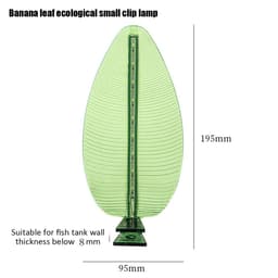 image-USB Aquarium Clip On Lighting Banana Leaf LED Decorative Lights for Fish Aquatic Pet Supplies Fish Tank Ecological Clip Lamp
