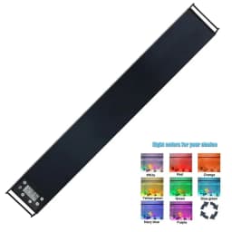 image-120cm Aquarium LED Light with Full Spectrum Dimmer Plant Growth Fish Tank Decoration 24/7 DIY Auto On Off 7 Colors Freshwater