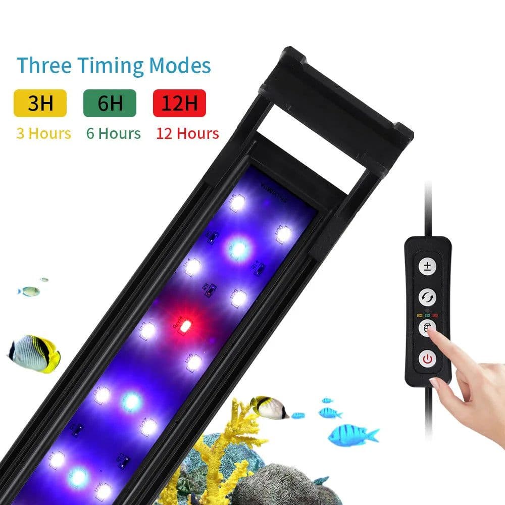 image-Dimmable Fish Tank Bracket Lights Aquarium Light Three Modes Lighting Fishbowl Landscaping Decoration Aquariums Accessories