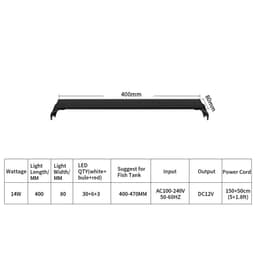 image-Dimmable Fish Tank Bracket Lights Aquarium Light Three Modes Lighting Fishbowl Landscaping Decoration Aquariums Accessories