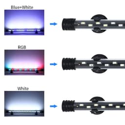 image-EU Plug 90-260V LED Light for Aquarium 4W-12W Waterproof Fish Tank Clip Light Underwater Decor Submersible Lamp Plant Grow Lamp
