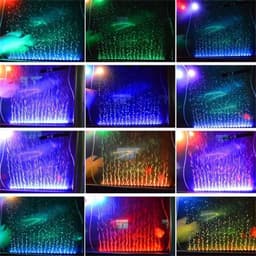 image-Aquarium LED Colorful Bubble Light Color Changing Slow Flash Light LED Waterproof Diving Light Clip Fish Tank Light Lamp Decor