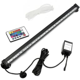 image-Aquarium LED Colorful Bubble Light Color Changing Slow Flash Light LED Waterproof Diving Light Clip Fish Tank Light Lamp Decor