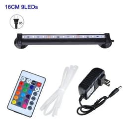 image-Aquarium LED Colorful Bubble Light Color Changing Slow Flash Light LED Waterproof Diving Light Clip Fish Tank Light Lamp Decor