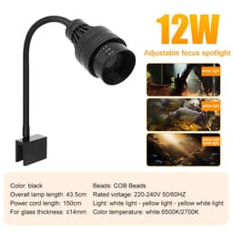 image-Aquarium Led Light Fish Tank Decoration Adjustable Focus Spotlight Plants Grow Lamp Turtle Reptiles Accessories 5w 7w 9w 12w 15w