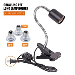 image-UVB E27 Pet Reptile Lamp Clip-on Bulb Lamp Holder Turtle Basking UV Heating Lamp Kit Tortoises Light Lizards Lighting