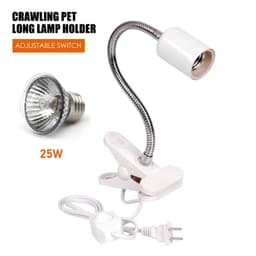image-UVB E27 Pet Reptile Lamp Clip-on Bulb Lamp Holder Turtle Basking UV Heating Lamp Kit Tortoises Light Lizards Lighting