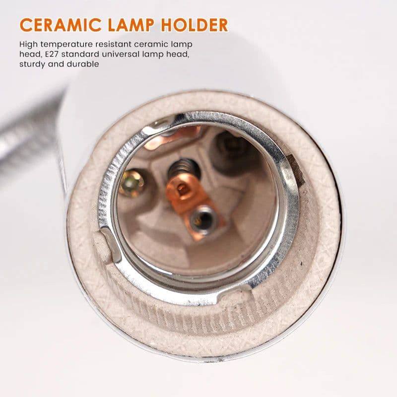 image-UVB E27 Pet Reptile Lamp Clip-on Bulb Lamp Holder Turtle Basking UV Heating Lamp Kit Tortoises Light Lizards Lighting