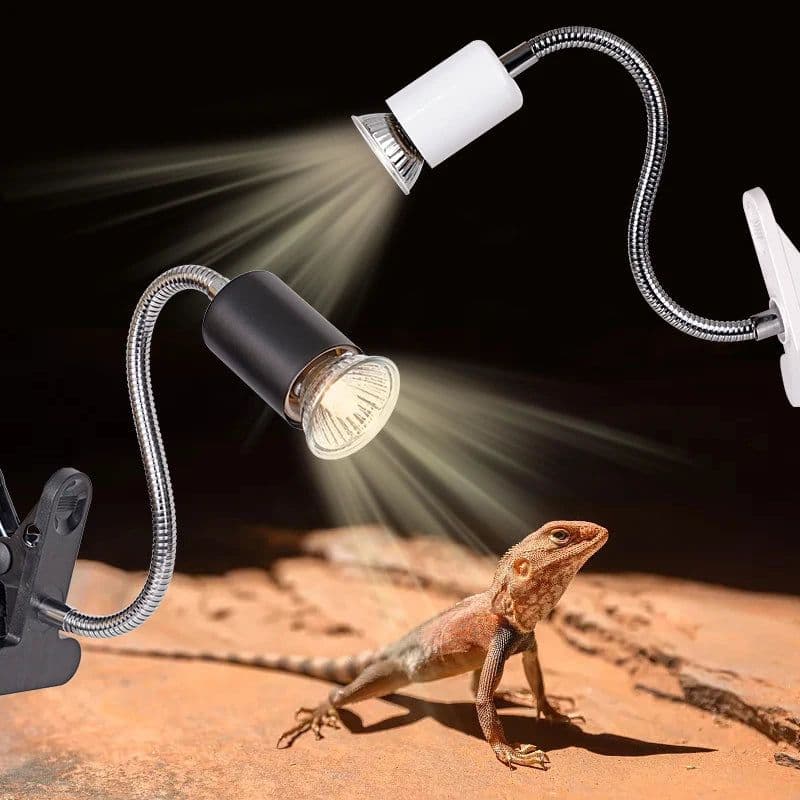image-UVB E27 Pet Reptile Lamp Clip-on Bulb Lamp Holder Turtle Basking UV Heating Lamp Kit Tortoises Light Lizards Lighting