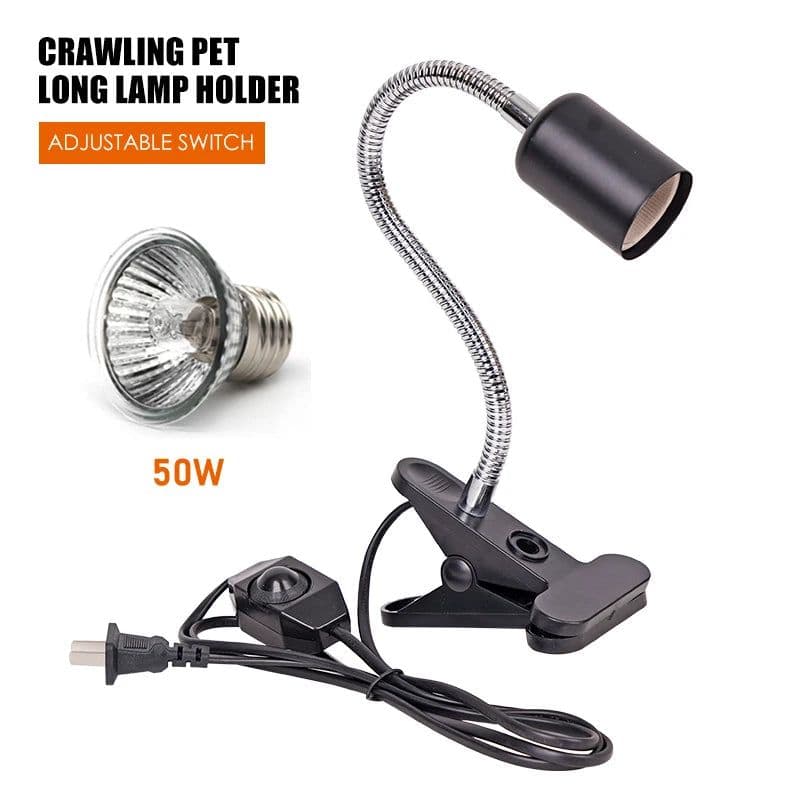 image-UVB E27 Pet Reptile Lamp Clip-on Bulb Lamp Holder Turtle Basking UV Heating Lamp Kit Tortoises Light Lizards Lighting