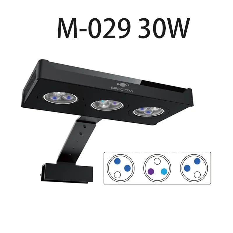 image-Spectra Nano 029 Aquarium Light 30W Saltwater Lighting with Touch Control for Coral Reef Fish Tank