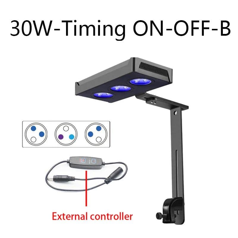 image-Spectra Nano 029 Aquarium Light 30W Saltwater Lighting with Touch Control for Coral Reef Fish Tank