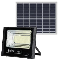 image-50-400W Solar Flood Lights Remote control Solar Powered Spotlight Outdoor Waterproof IP67 Villa Street Lighting Adjustable angle