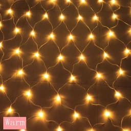 image-Solar LED Net String Lights 96-200 LEDs Christmas Decor